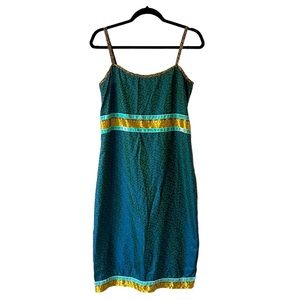 Vintage Deborah James iridescent slip dress size medium